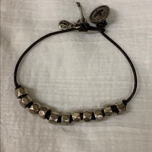 Fossil leather bracelet